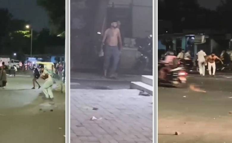 Ahmedabad Late night group clash