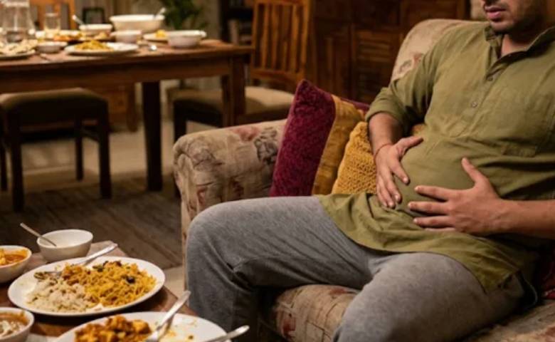 bloating afterheavy meal