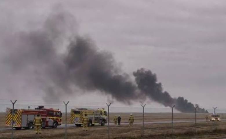 Canada Alberta military base fire
