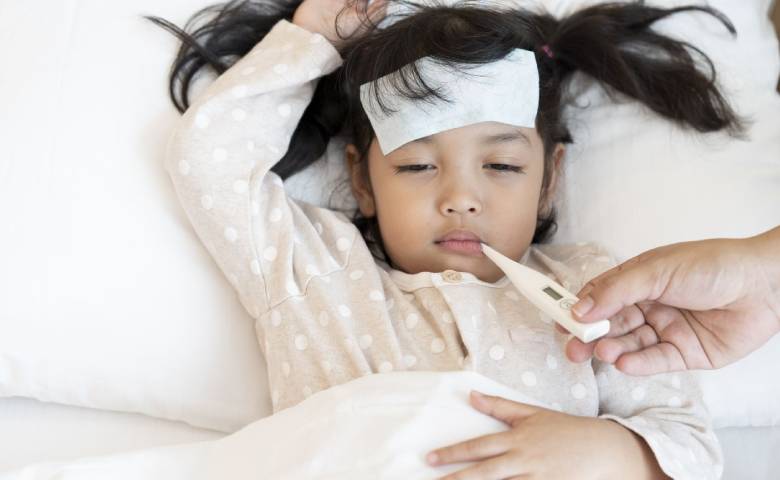 Fever in Children Common Sponging