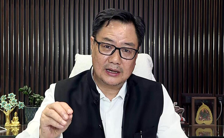 Kiren Rijiju Allegations Opposition Conspiracy SIR Protest