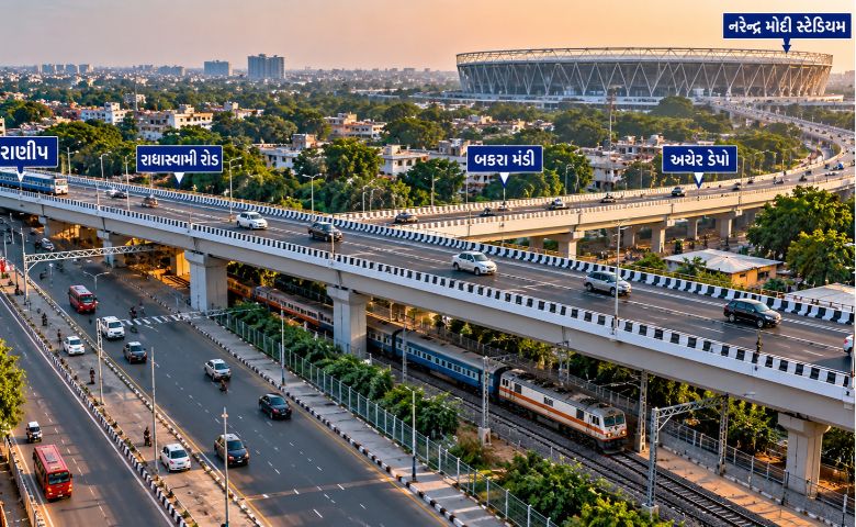 Ranip overbridge