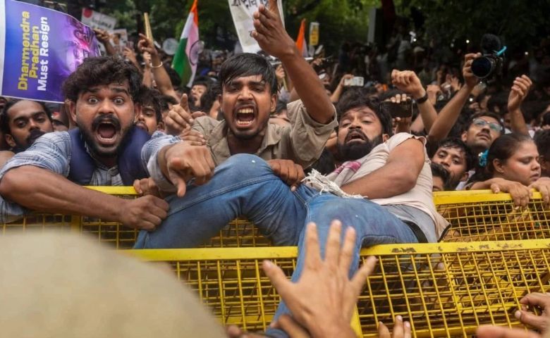 delhi protest