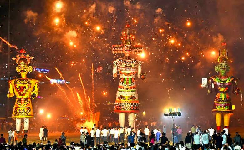 Dussehra ravan dahan shubh muhurat