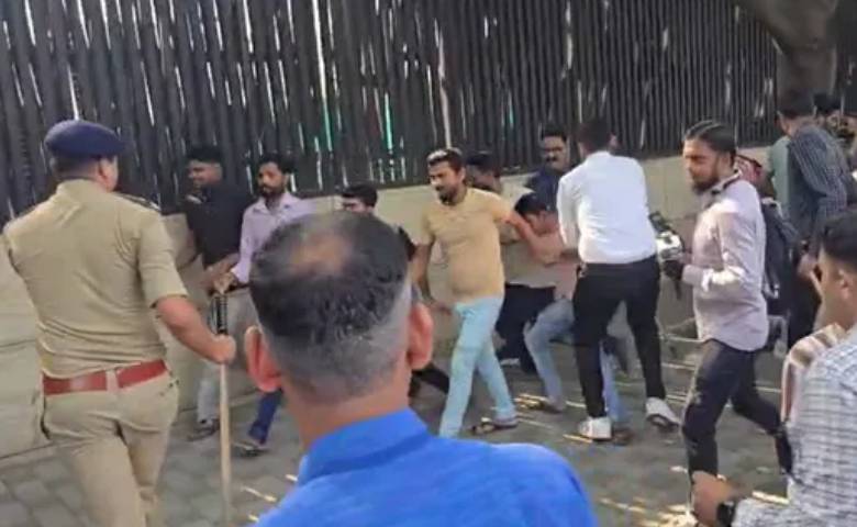 Workers' agitation in Surat