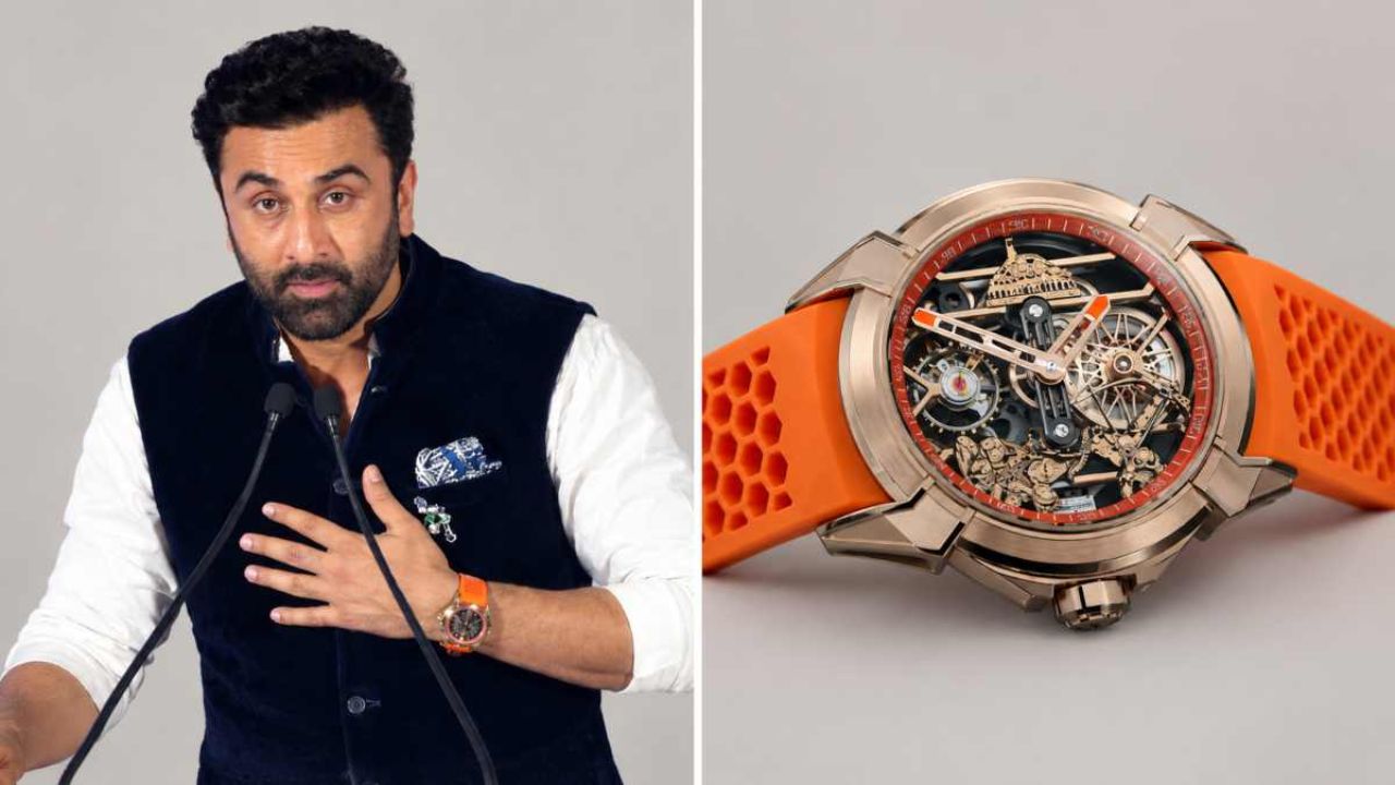 Ranbir's royal look at the 'Ramayanam' trailer launch; watch worth ₹78 lakh becomes the center of attraction.