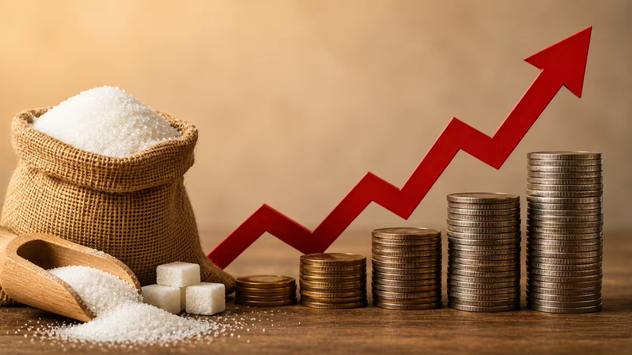 Inflation hits sweetness: A massive 20% surge in prices in just one year.
